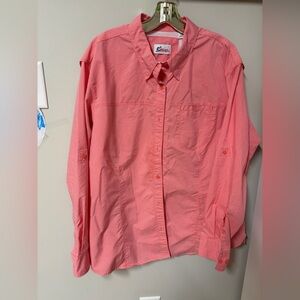 Red Checkered Button-Up Shirt